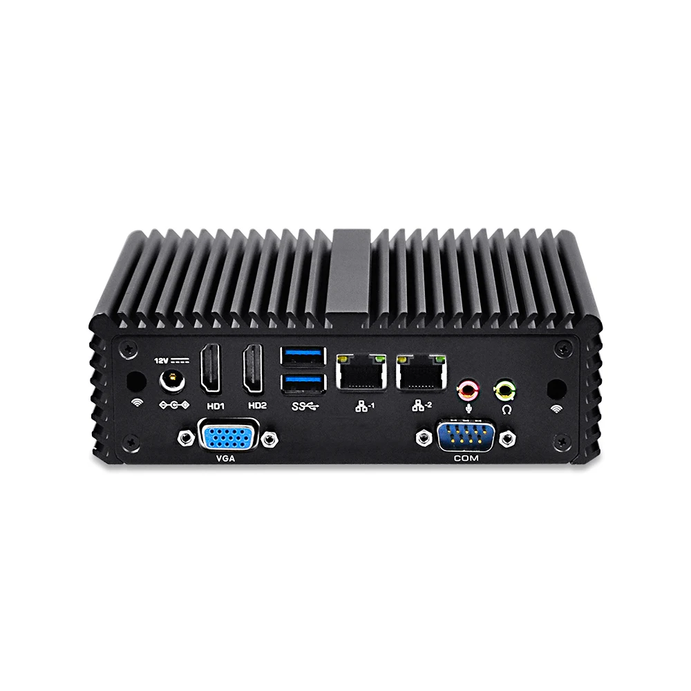 Free shipping Qotom J3710 X86 Quad Core Mini Computer ,Support AES NI,Firewall,Cent OS