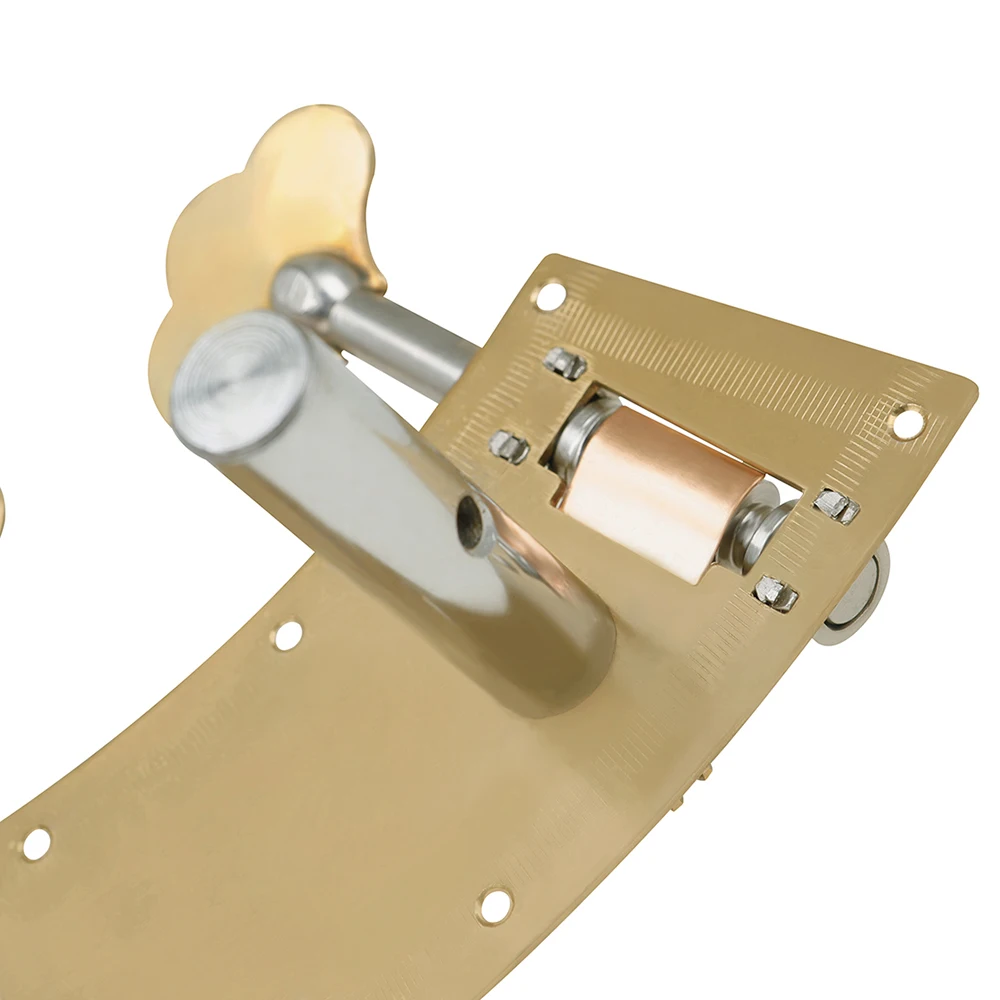 2 Teile/satz Bass Big Bass String Knopf Doppel Gold Metall Knopf Metall Doppel Tuning Knöpfe String Instrument Zubehör – Detail 7