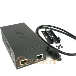 Dslrkit-injetor poe 802.3bt, adaptador gigabit de 90w, ultra poe ++, 4 pares, 10/100/1000mbps