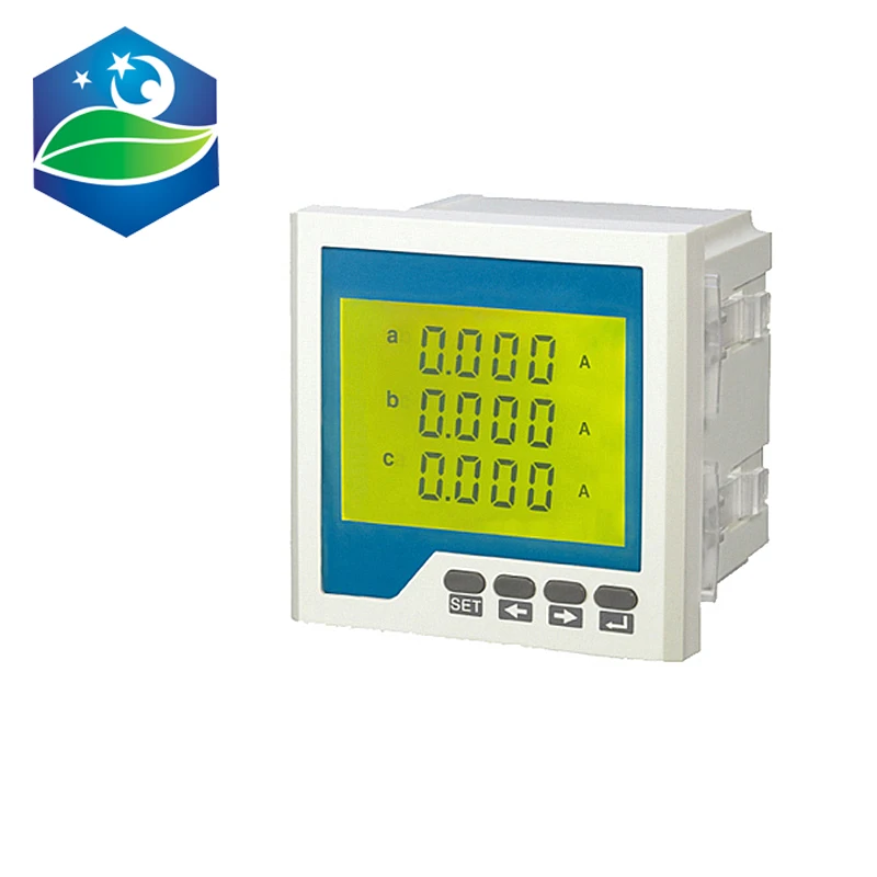 

three phase digital ampere meter LCD current meter ammeter