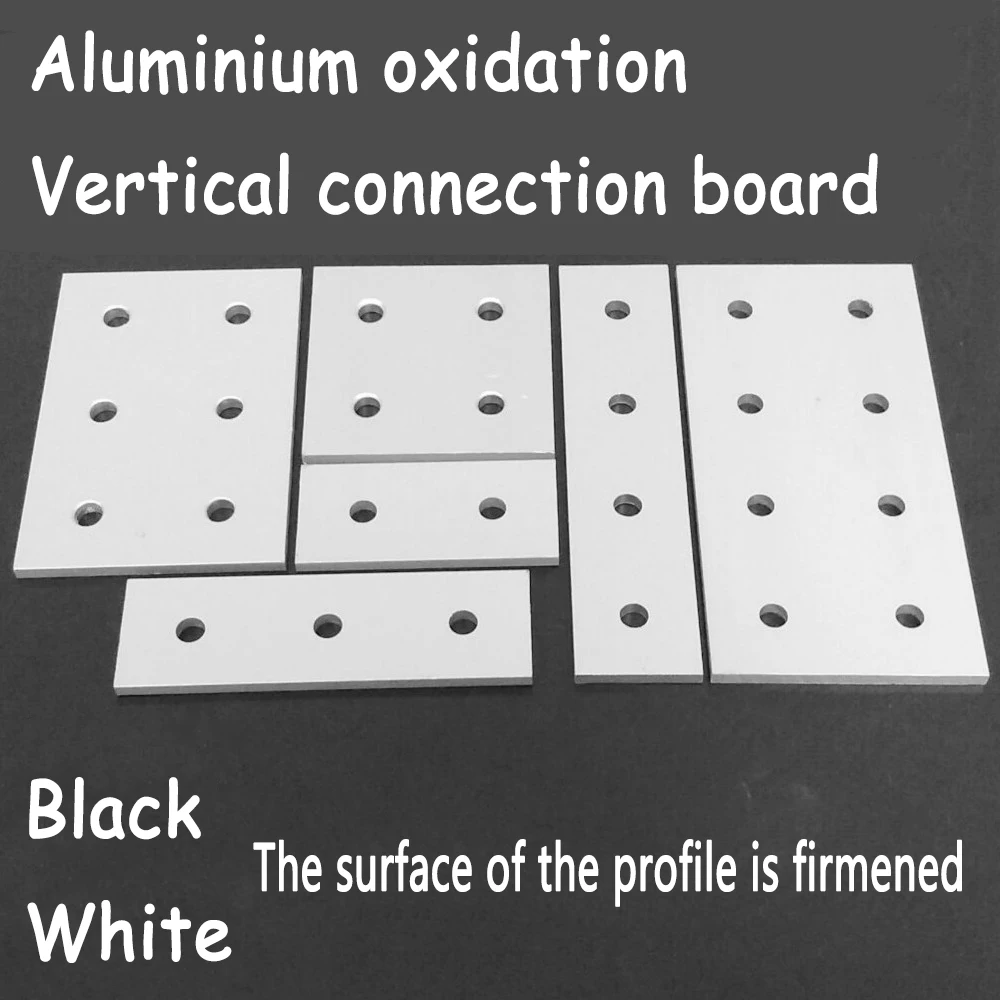 Vertical connecting plate aluminum profile reinforcement  2020/3030/4040/4545/6060/8080/9090 hole one word connector