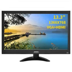 13.3 calowy 1366x76 8 monitor do komputera wyświetlacz LCD TV z HDMI VGA USB AV BNC 1/12/10 calowy monitor gamer