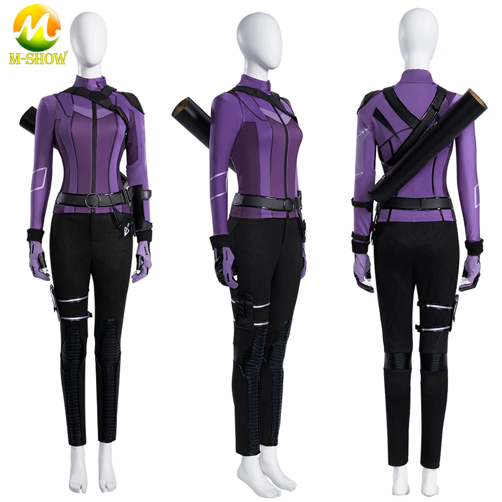 Superhero Female Hawkeye Cosplay Costume Kate Bishop Outfit for Halloweewn Carnival Party Women Uniform Custom Made