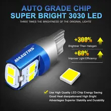 W5W 3030 SMD T10 LED Car Bulbs 2pcs #2