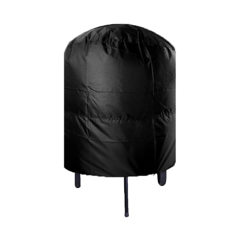 Round BBQ Grill Cover Grill Cover Waterproof Anti Dust Camping Outdoor Barbecue Cover 77x58cm/80x66x100cm Rain Protective