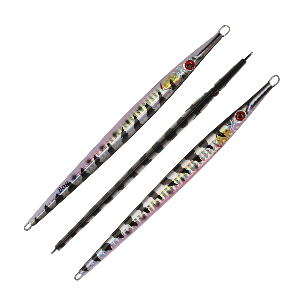 JIGGINGPRO 40g 60g 80g 100g 150g 3D-Druck Nadel Jig Speed Jigs Salzwasser Jigging Köder