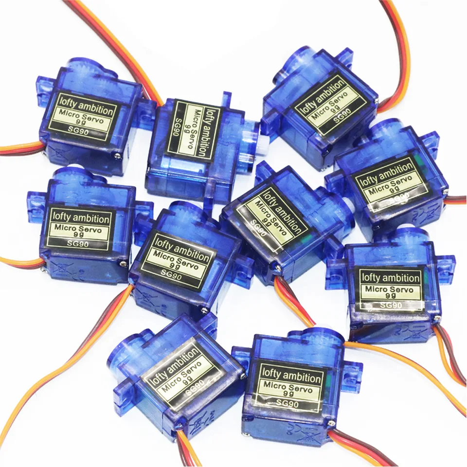 MMOBIEL Lot de 5 micro servomoteurs SG90 9 g pour drone radiocommandé