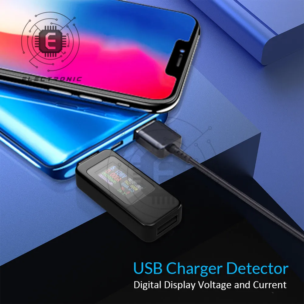 USB جهاز قياس الجهد الكهربائي الحالي الرقمية تيار مستمر الفولتميتر متر قوة البنك شاحن مؤشر شاشة الكريستال السائل 4-30 فولت