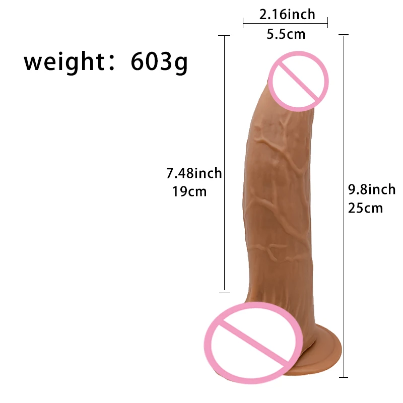 Moonuo Female Masturbator Asia Four Generations Healthy Soft Glue  Huge Realistic Dildo Suction Cup For Women Big Dick Sex Toys