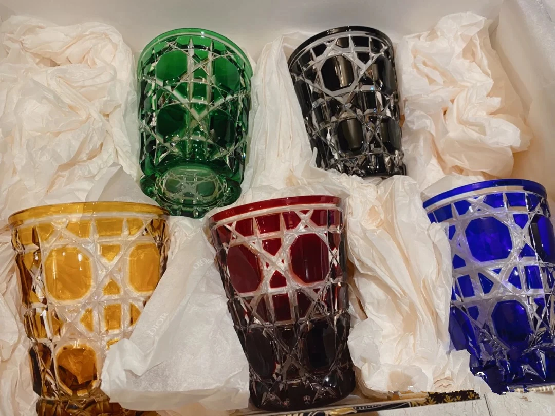 

Colorful glass Crystal cup