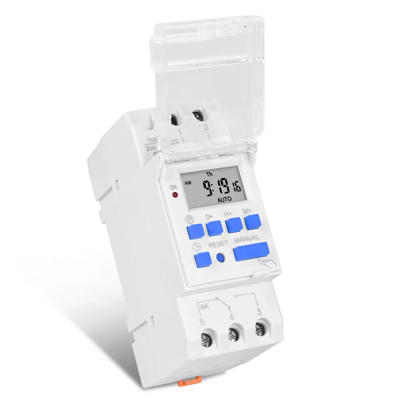 SINOTIMER Brand Microcomputer Electronic Weekly Programmable Digital TIMER SWITCH Time Relay Control 220V AC 16A Din Rail Mount