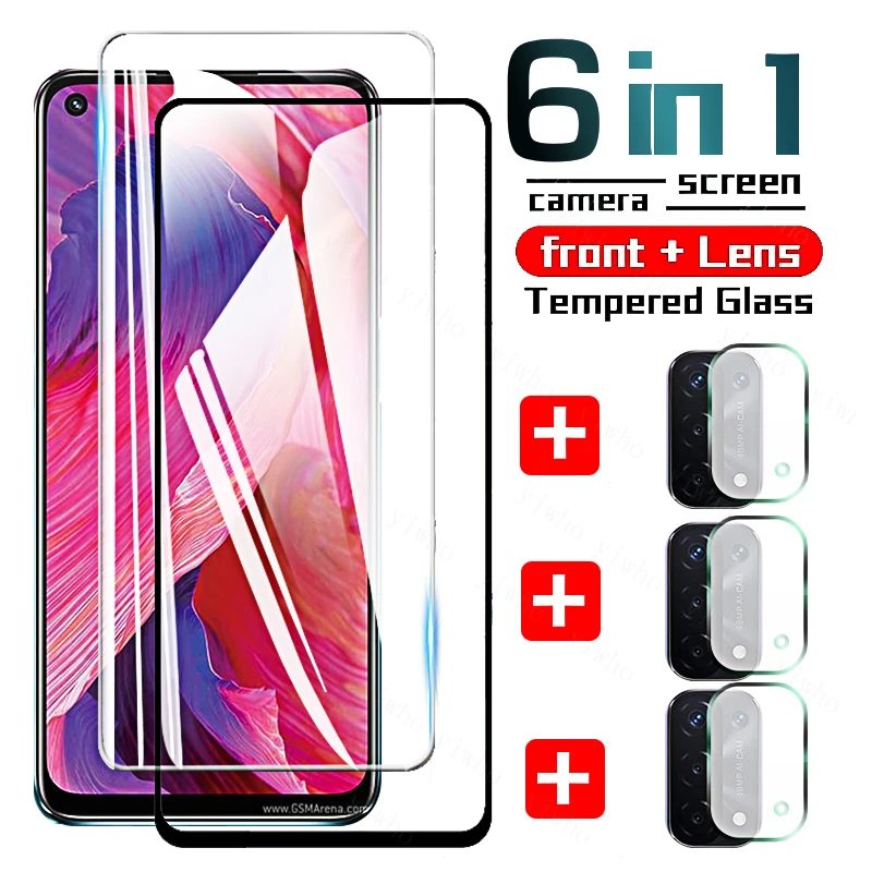 

For OPPO A54 Cover Tempered Glass for OPPO A 54 A54 5G A55 Glass Screen Protector for Oppoa54 A54 4G Transparent HD Glas Opo Opp