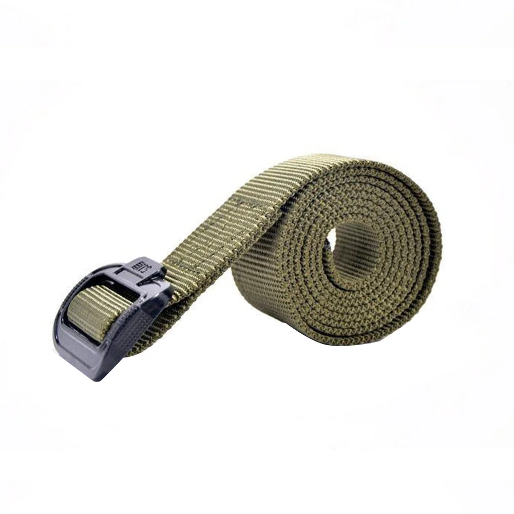 Military Men Tactical Belt Accessories Nylon Fabric Adjustable Daily Lightweight Outdoor Indoor Front Buckle WaistBelt