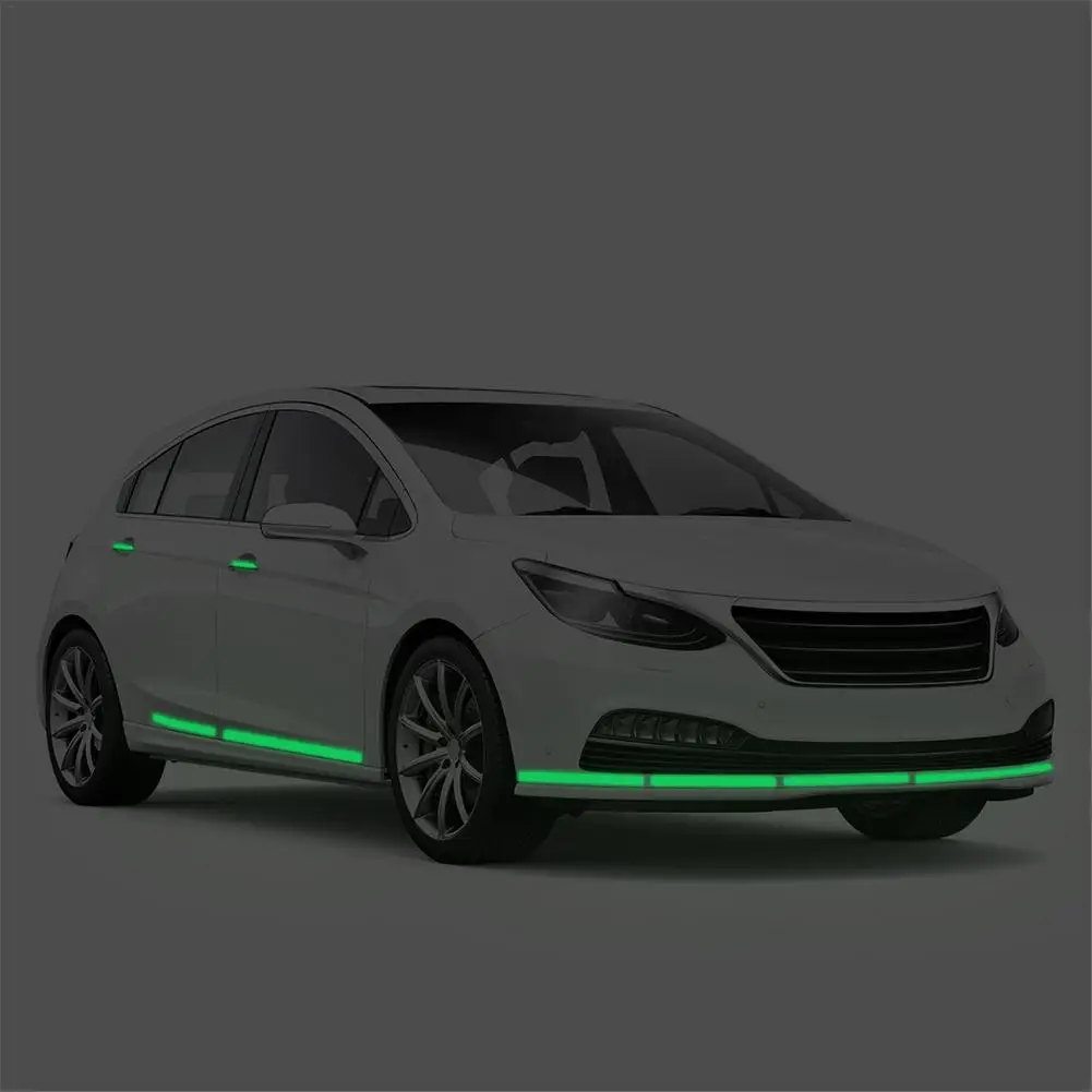 Nastro luminoso verde autoadesivo Glow In The Dark adesivi adesivi di avvertimento con nastro fluorescente luminoso decorativo da palcoscenico