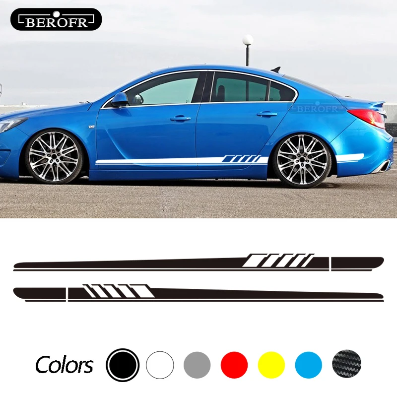 

Автомобильные боковые наклейки для Opel OPC Astra J H G K Insignia Corsa D B E Mokka Vectra B, автомобильная виниловая пленка, наклейки, автомобильные аксессуары для тюнинга