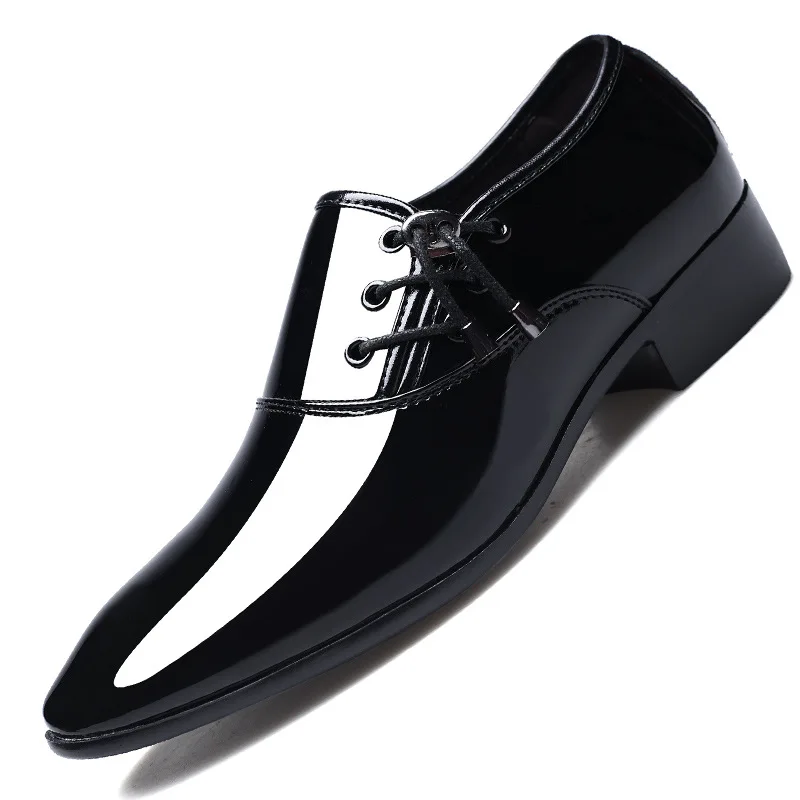 Mazefeng 2019 Men Dress Shoes Men Formal Shoes Leather Luxury Fashion Groom Wedding Shoes Men Oxford Shoes Dress Plus Size 38-48