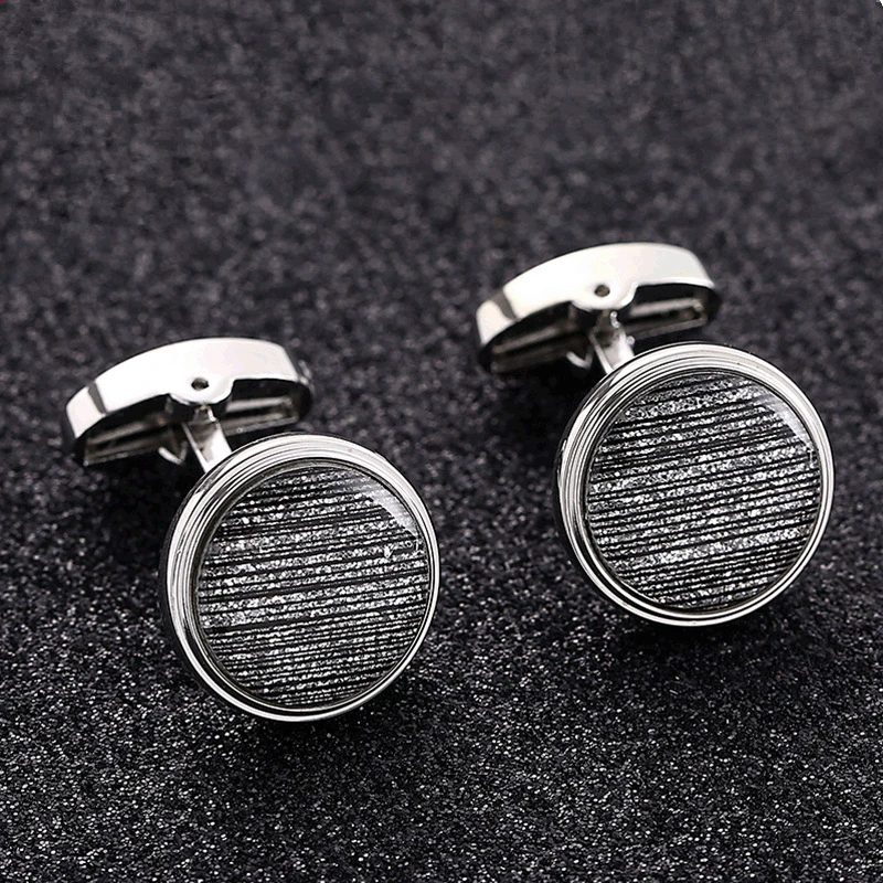 FLEXFIL Jewelry french shirt cufflink for mens Brand designer Cuffs link Button male High Quality H Luxury Wedding wholesale