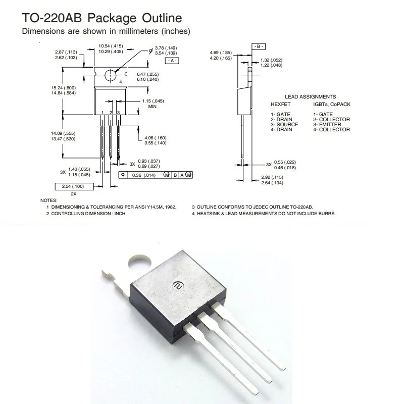 IRF650A IRF650B IRF654A IRF654B (5 Stuks) Transistor Mos Npn TO220