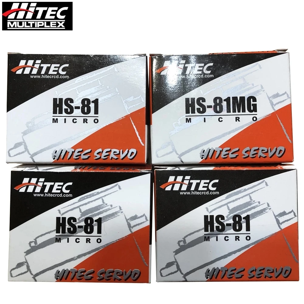 Original Hitec HS-81 12mm 4.8V-6.0V Micro Analog Servo 16,6g 2,6/3,1 kg For Airplanes Sailplanes Toys