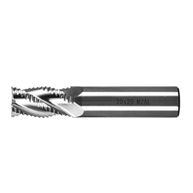 3 / 4 Flutes Milling Cutter 6mm-20mm CNC Corn Spiral Grinding Milling Tool M2Al Roughing End Mills for Aluminum