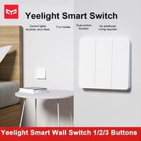 Yeelight Smart Wall Switch Self-Rebound Design Support Slisaon For Ceiling Light YLKG12YL/YLKG13YL/YLKG14YL