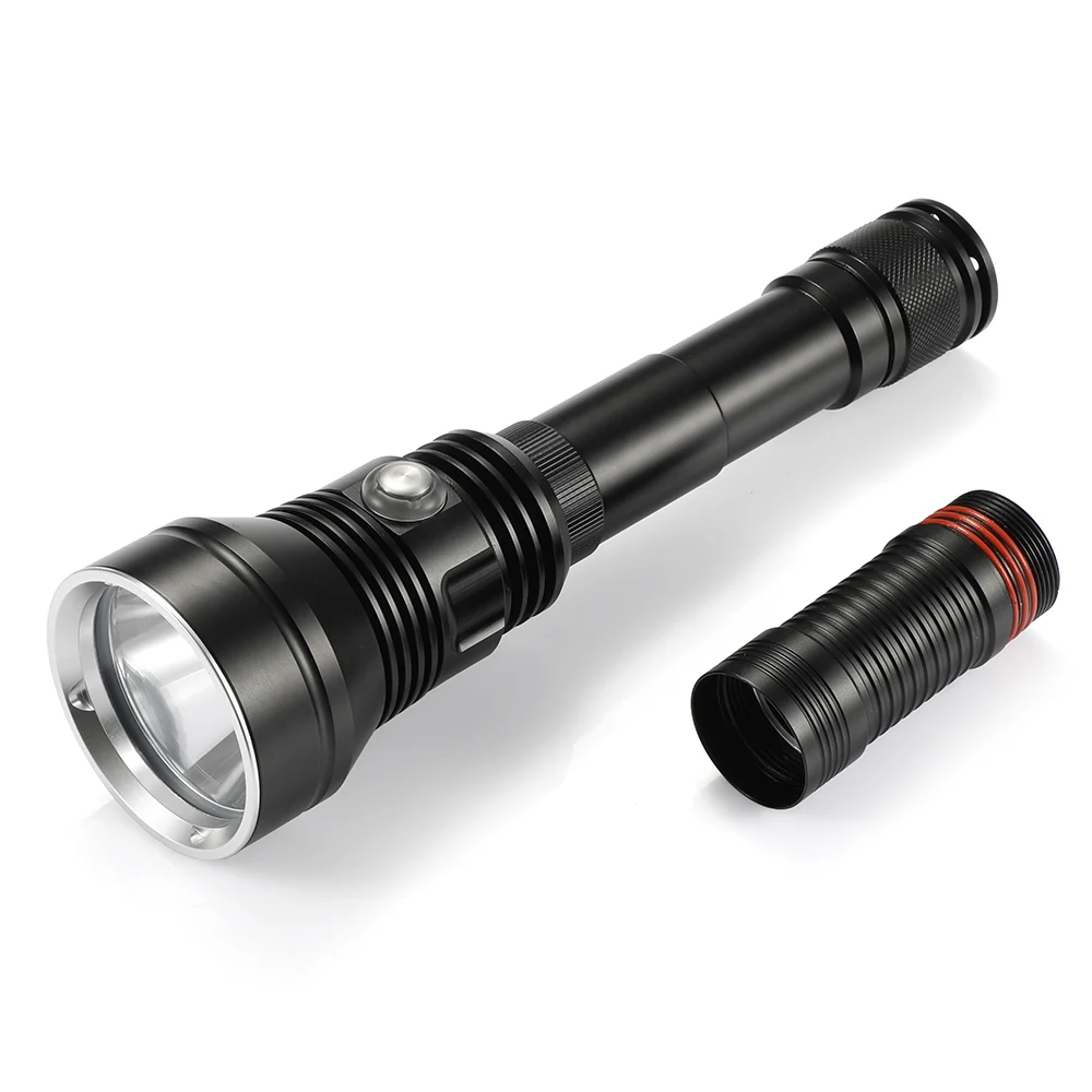 New High Power XHP70.2 6000 Lumen 30W Led Diving Flashlight Professional Underwater 100M Yellow Light Dive Torch Lantern