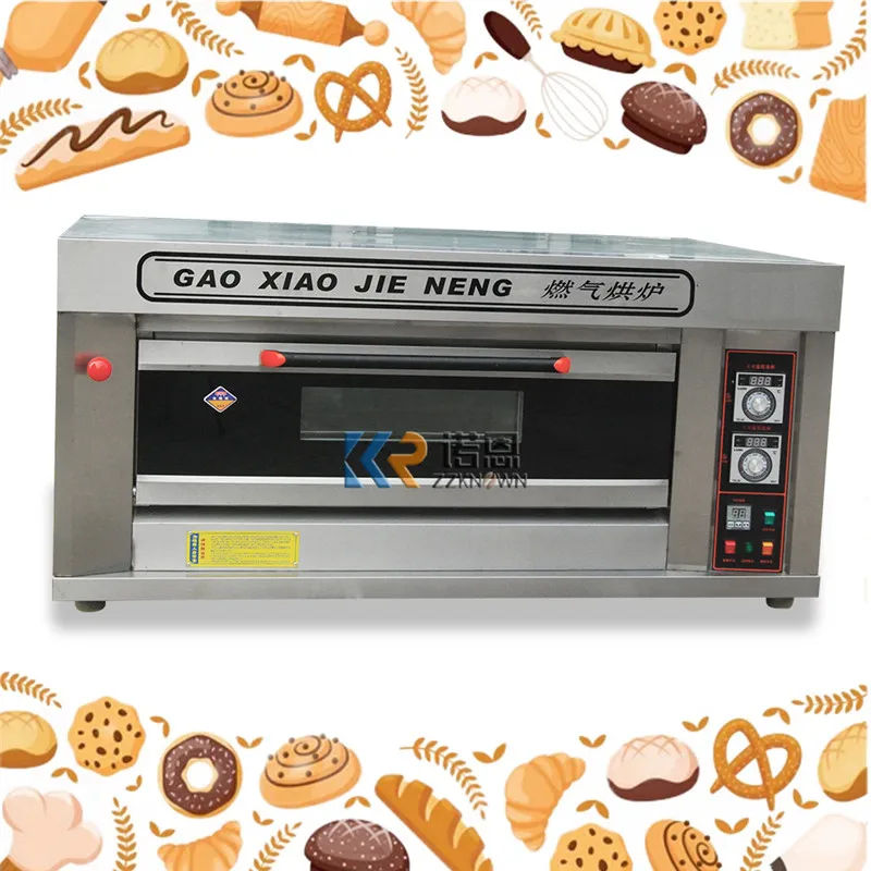 Commercial Pizza Ovens for Sale  2 Deck 4 Trays Mini Egg Tarts Pies Cakes Cookies Tiramisu Oven for Pizza Shop