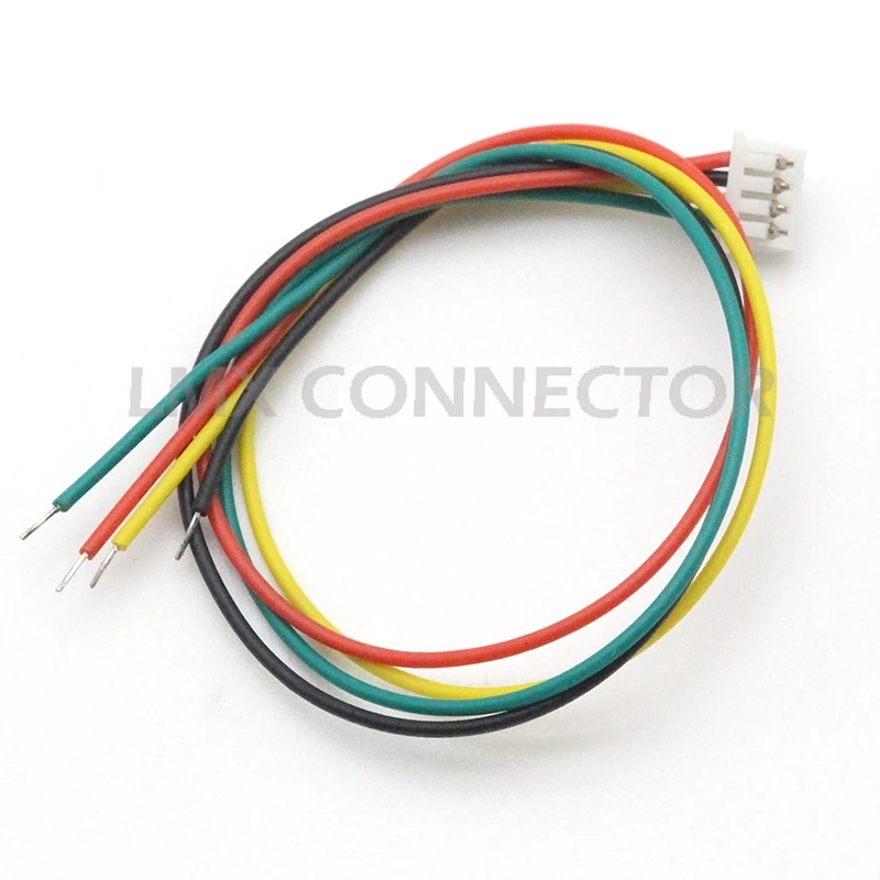 10PCS MICRO JST 1.25mm Pitch Female Connector Wire 10CM 15CM 20CM 30CM Cable 28AWG 2/3/4/5/6/7/8/9/10/11/12 Pin Single Head