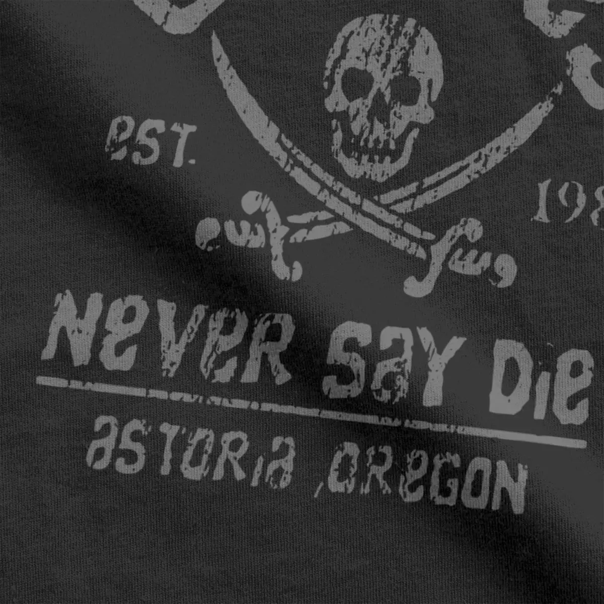 Men The Goonies Never Say Die T Shirt Cotton Clothing Funny Short Sleeve Crew Neck Tees Adult T-Shirts