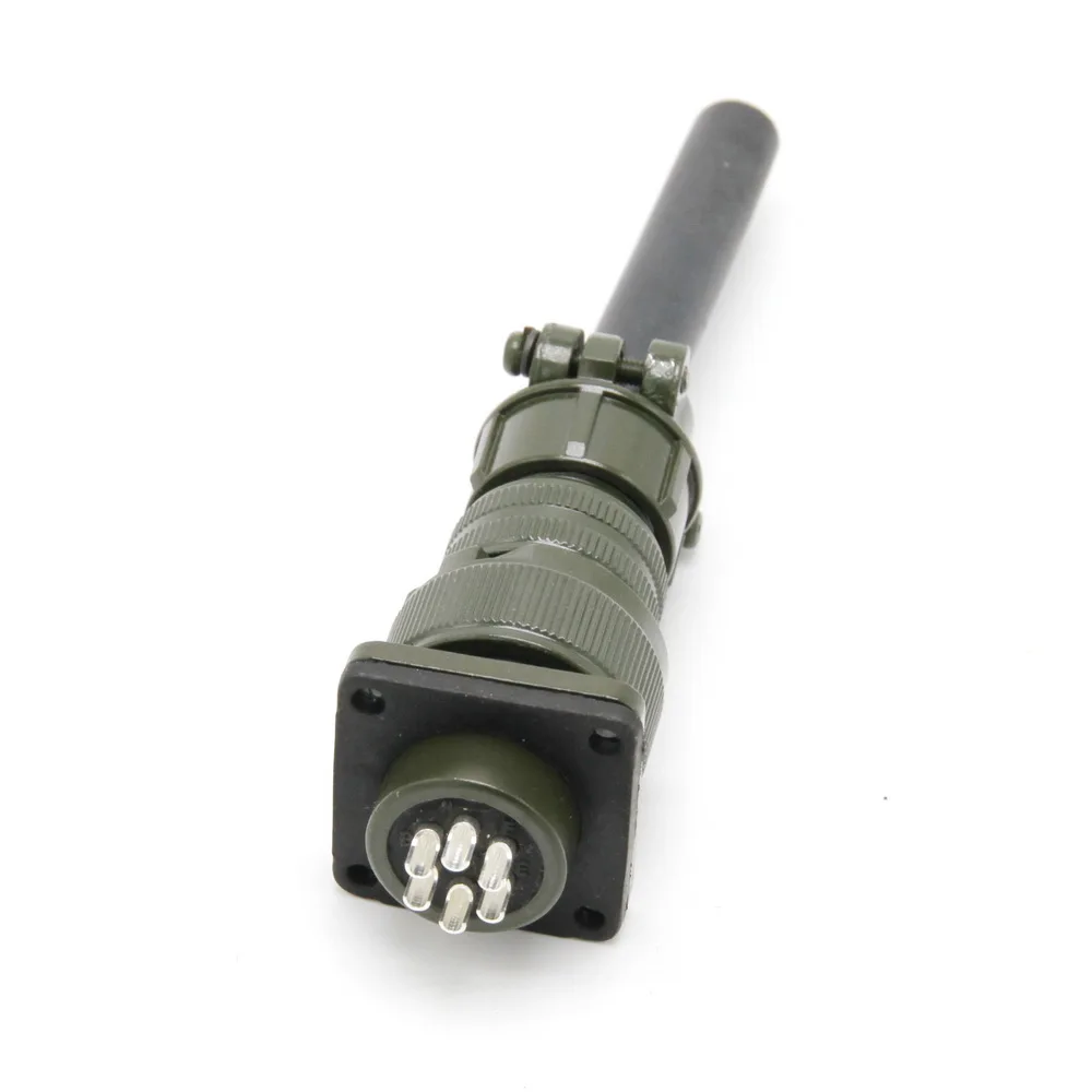 مستقيم MS5015 6-Pin الطيران التوصيل MS3106A 14S-6S MS3102A 14S-6P التشفير التوصيل محرك معزز موصل