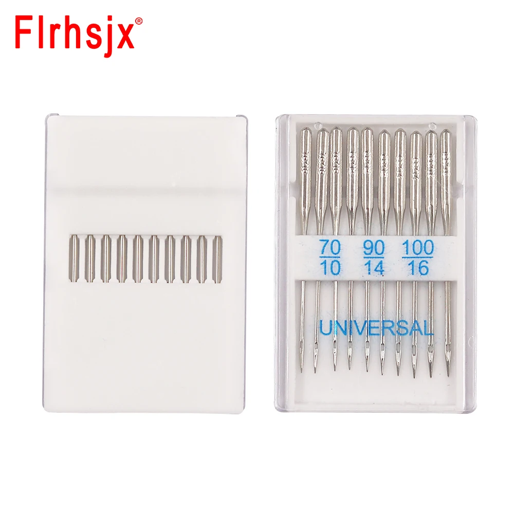 FLRHSJX 20pcs Sewing Machine Needles 4 Sizes Jeans Universal Regular Point Sewing Needle for Home Sewing Machine Supplies