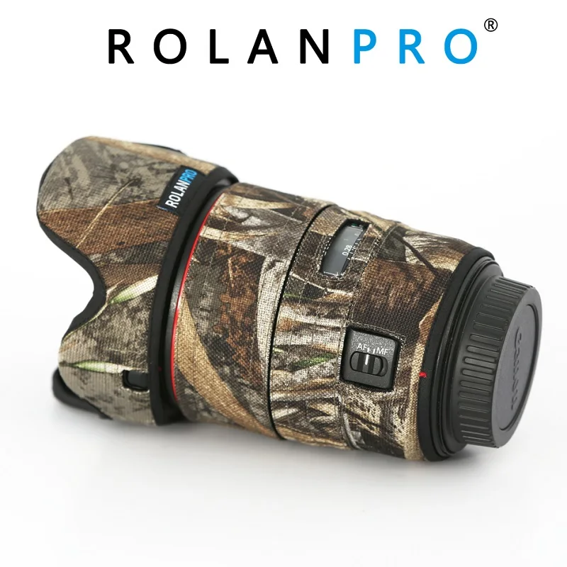 

ROLANPRO Lens Cover for Canon EF 35mm f1.4L II USM Camouflage Rain Cover Lens Sleeve Guns Case Photography Clothing