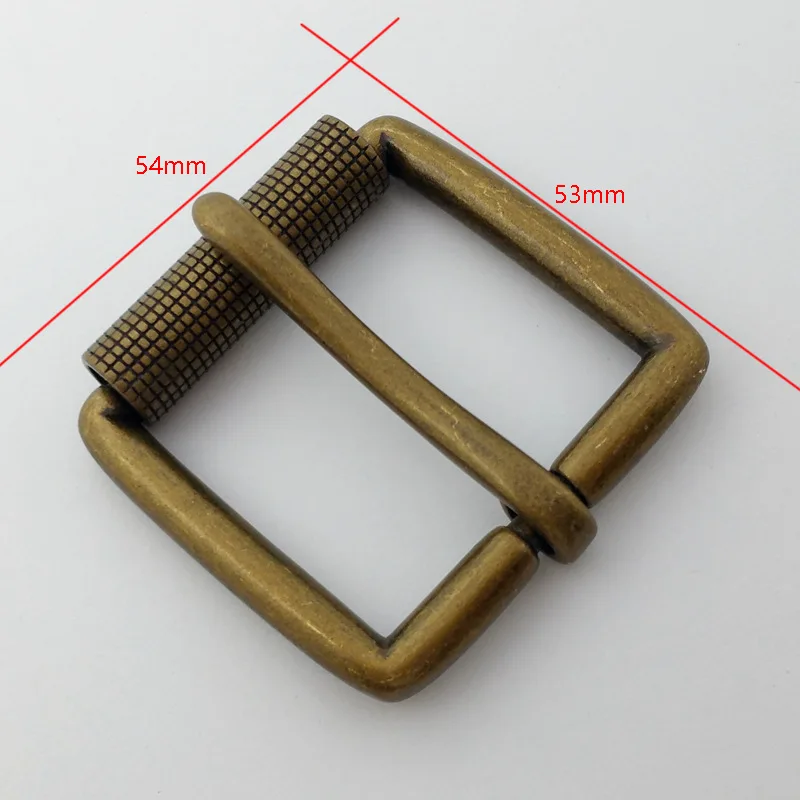 40mm Roller Buckle Pin Belt Buckle Vintage antique style DIY Leather Craft Jeans Accessories for 3.8cm-3.9cm Wide Belt