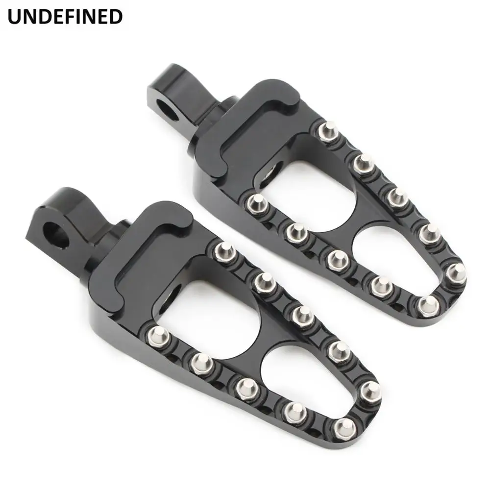 MX Foot Pegs Motorcycle Footpegs 360 Rotating Footrests Pedals For Harley Dyna Fat Boy Street Bob Sportster Iron883 Softail