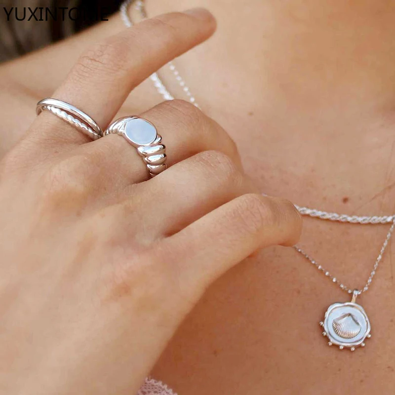 24K Gold Cross Rings Classic Bohemian Retro Style Gold/Silver Color Ring For Women Men Trendy Jewelry Party Friends Gifts