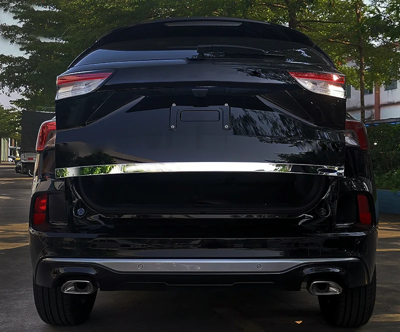 for Ford Kuga Escape 2020 2021 Exterior Accessories Stainless Steel Glossy Rear Trunk Tailgate Decorative Strip Trim Car Styling