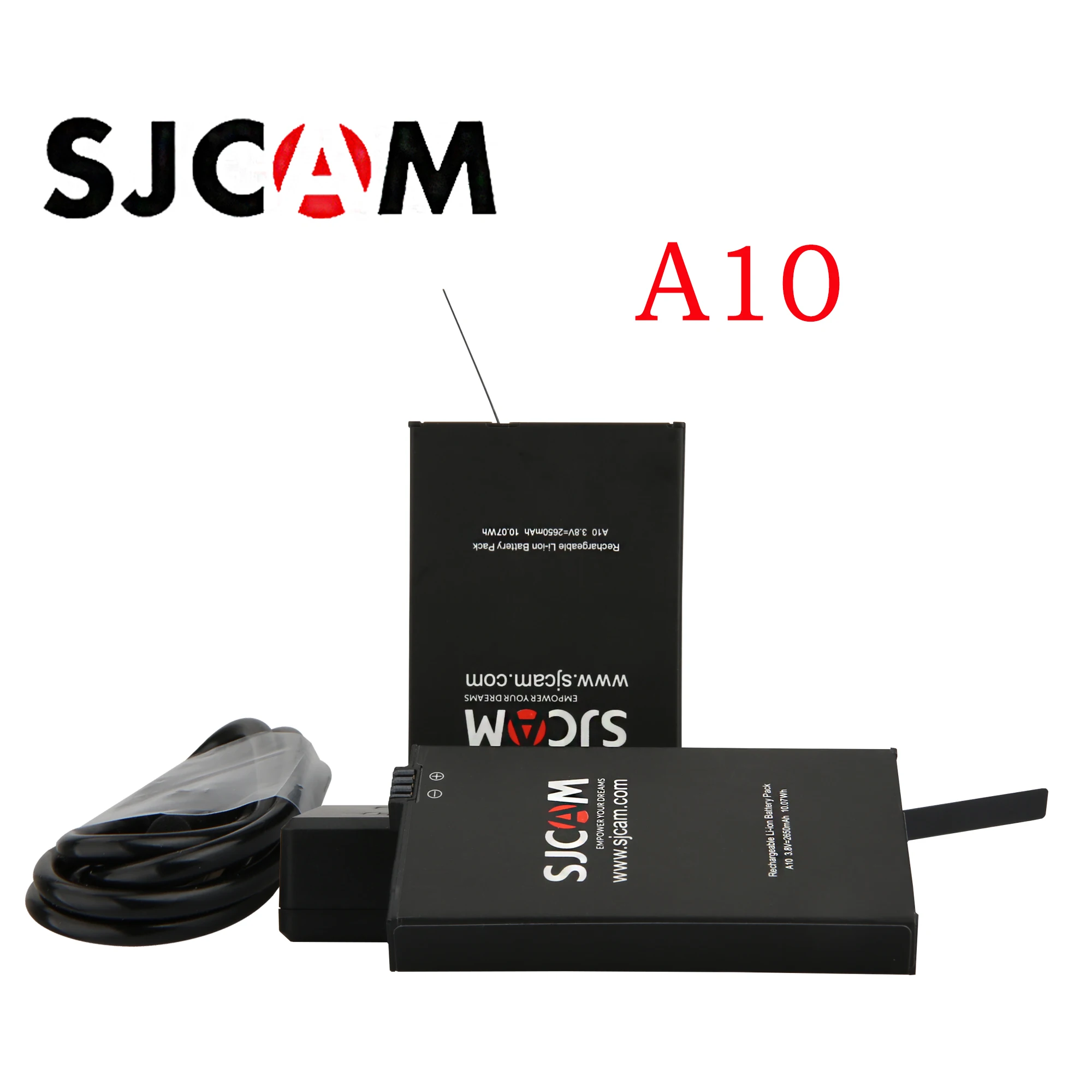 SJCAM A10 battery  Li-on SJCAM Accessories  Battery Charger Accessories for SJCAM A10 Sports Camera DV Sjcam A10 Battery Pack