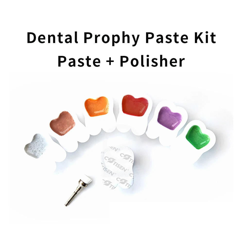 

Dental Prophy Paste Polishing Kit Teeth Stain Remover Set Tooth Whitening Composite Polisher Cup Brush Grind Dentistry Tools