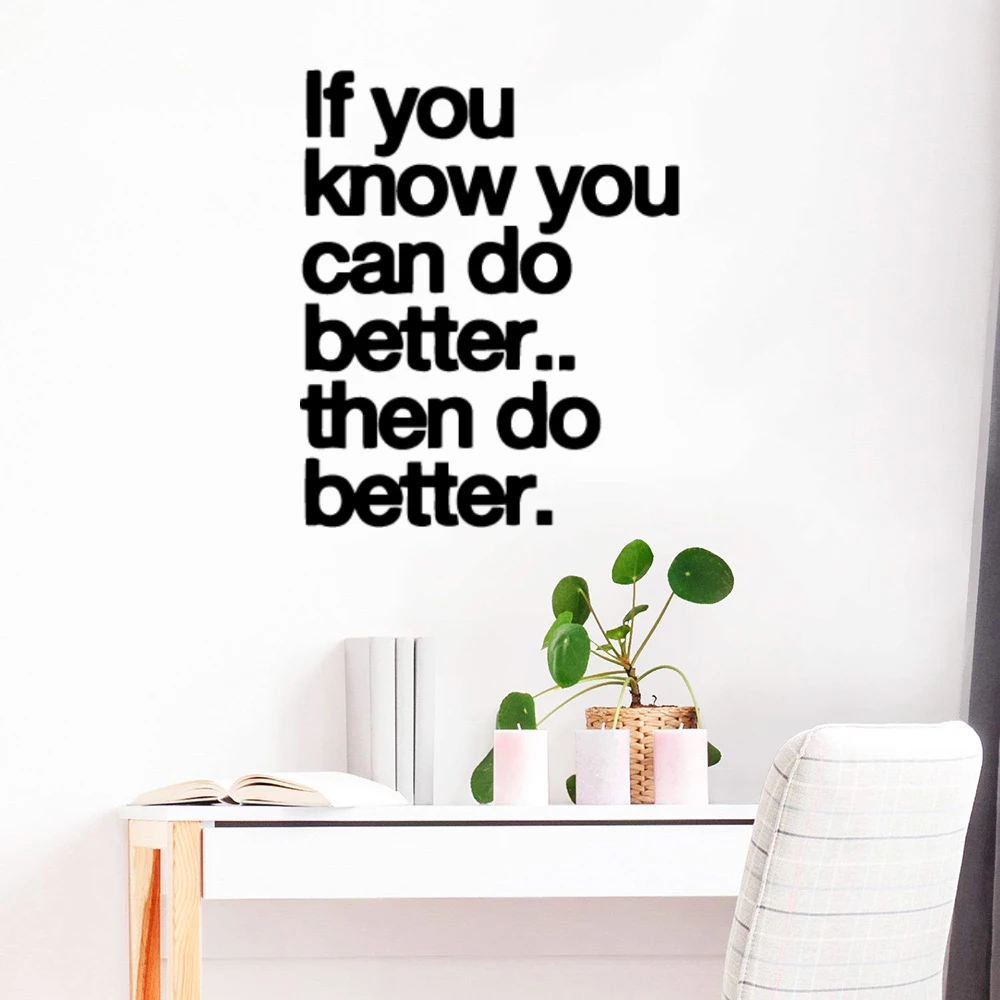 Inspiring Wall Sticker Dream Quote Motivation Frase Vinyl Stickers For Office Room Decor Wall Decals Poster Kids Room Wallpaper