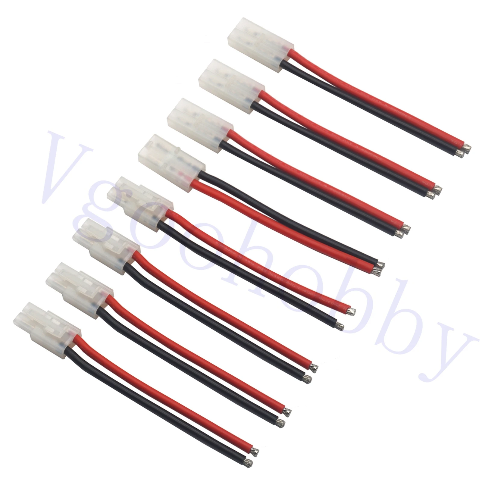 4 pary wtyczek męskich i żeńskich w stylu Tamiya z 10 cm przewodem silikonowym 14AWG do ładowarki akumulatorów RC Car Lipo