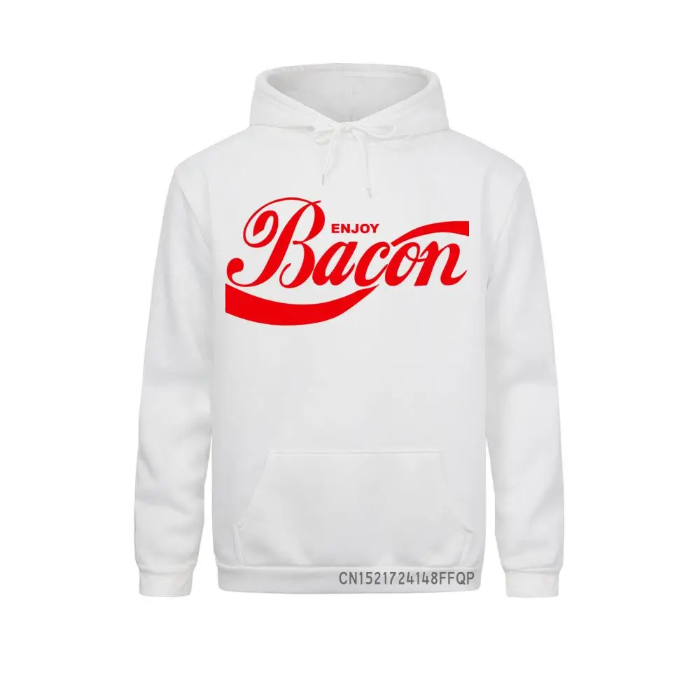 Enjoy Bacon Pullover For Men New Design Hoody Soft Long Sleeve Men's Sweatshirts Male Hoodie Clothing Sweats