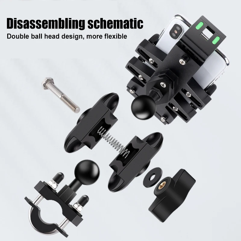 Держатель для телефона на руль велосипеда, универсальный, 4,7-7,2 дюймов