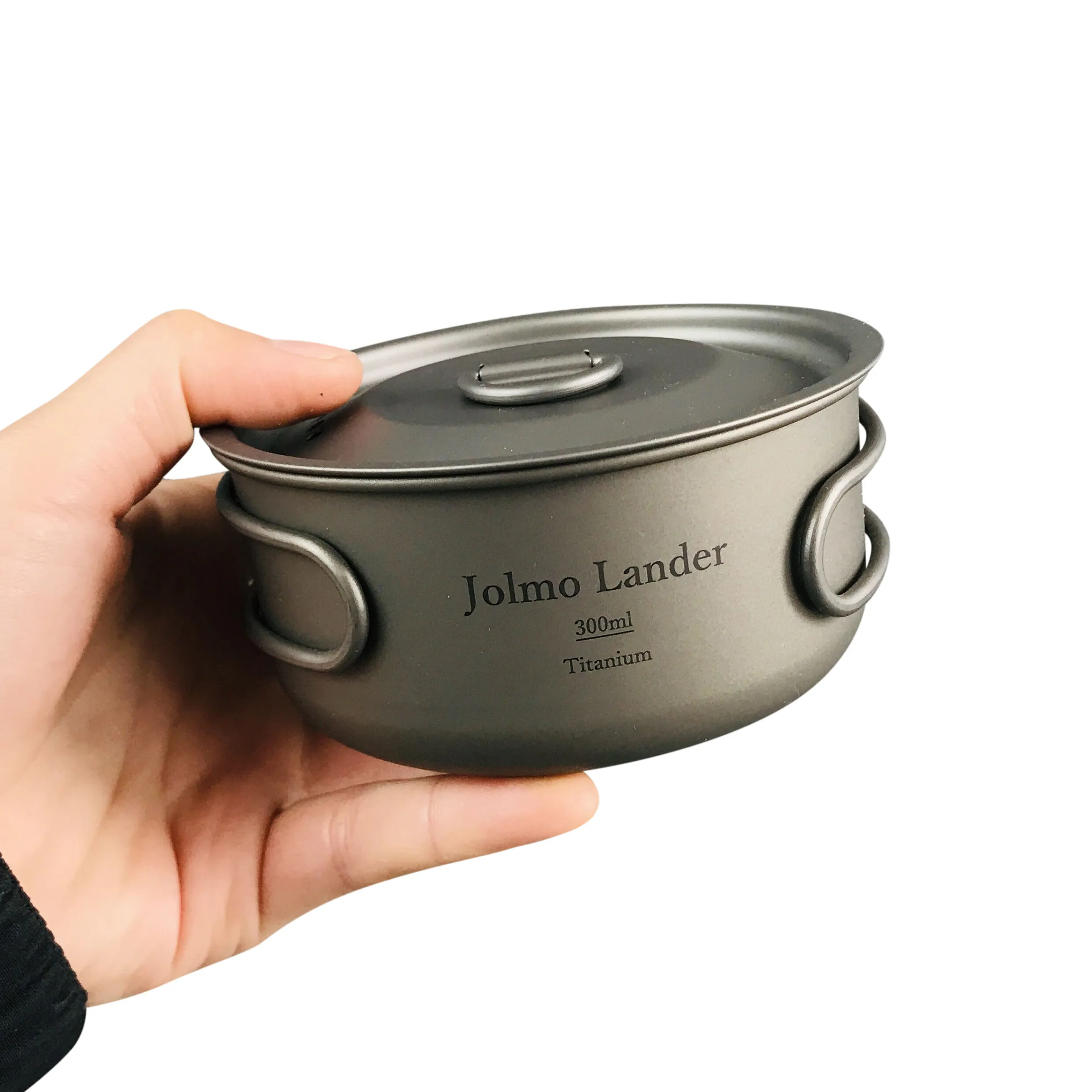 Jolmo Lander Titanium Bowl  Camping Hiking Picnic Bowl Outdoor Tableware 300ml/500ml