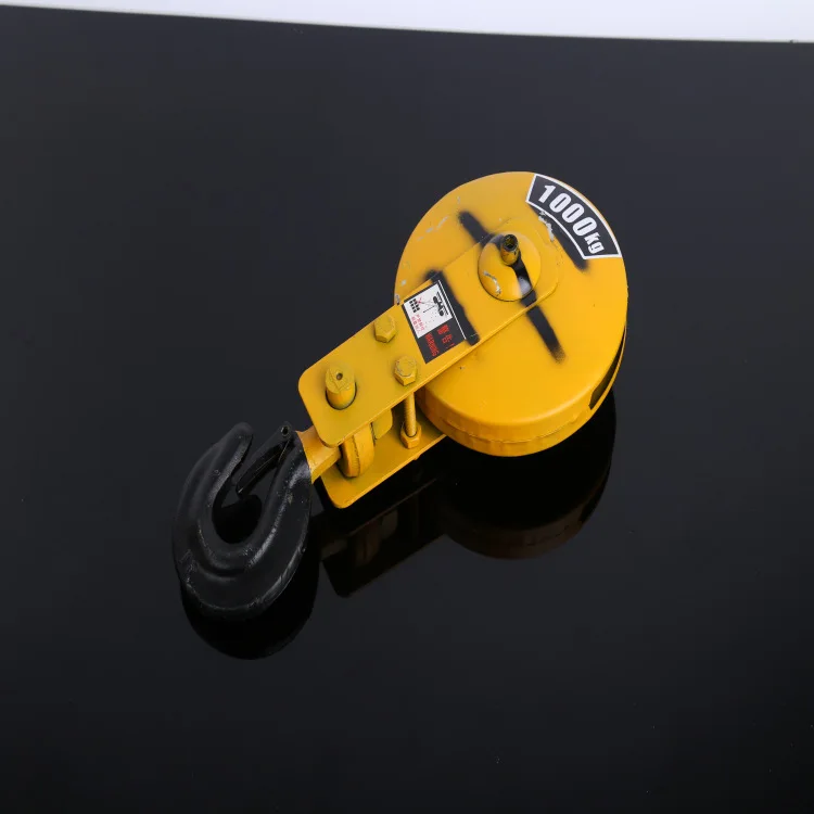 Wire rope electric hoist lower hook round block electric hoist accessories hook