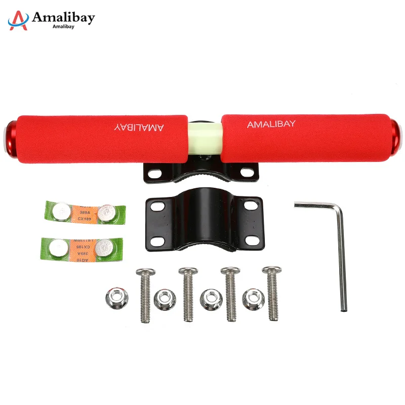 مقابض للسكوتر الكهربائي للأطفال ، لـ Ninebot Max G30 G30D ، مع إضاءة أمان ، ملحقات Max G30