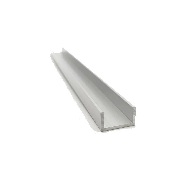 U-shape  Aluminum, Outer width 18mm, length 50cm,aluminum alloy glass covered edge strip