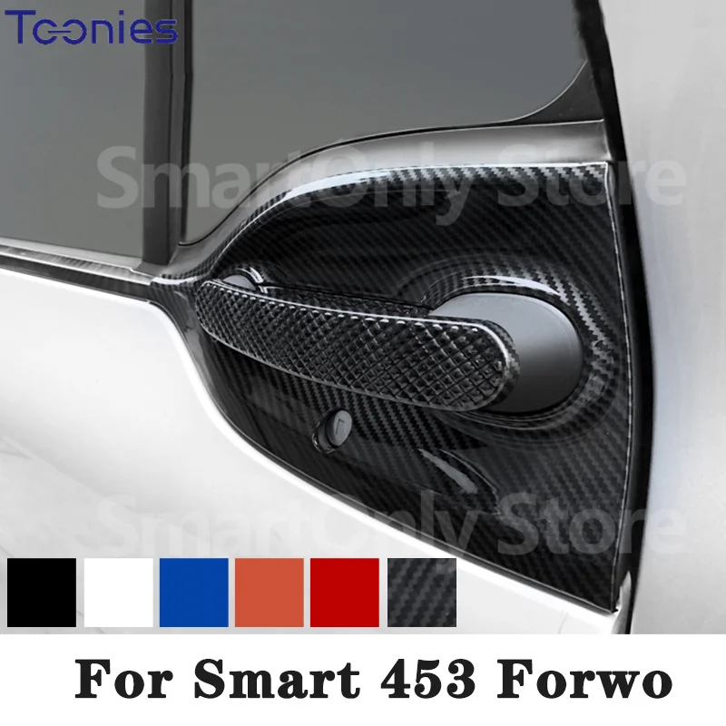 

Декоративные наклейки на дверные ручки автомобиля для Smart 453 Fortwo аксессуары для внешних модификаций автомобиля