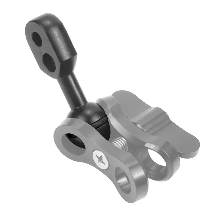 RISE-1 дюймовая шаровая Головка с зажимом для экшн-видеокамеры, светильник ящаяся шаровая Головка для дайвинга, зажим-бабочка, адаптер, крепление, аксессуары