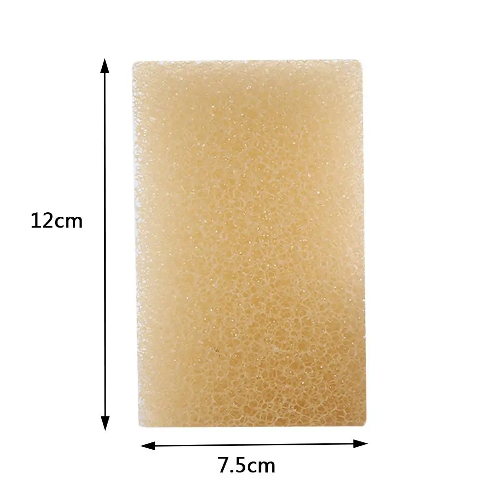 2pcs Offwhites Artificial Loofah Luffa Loofa Non-stick Oil Cleaning Scrub Sponge Good for Kitchen Dishes Bathroom Supplies