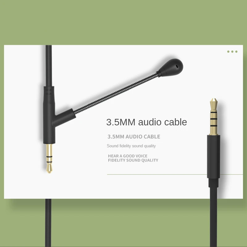 3.5มม.สายออดิโอพร้อมไมโครโฟน Aaux หูฟัง Call Live สาธารณะสาธารณะการบันทึกสายหูฟังสำหรับ Skype PS4 Xbox one